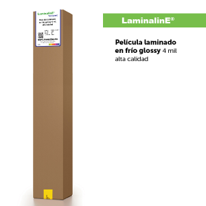 Pelicula laminado en frio glossy 4 mil alta calidad LF501-LaminalinE-SolventlinE-LatexlinE